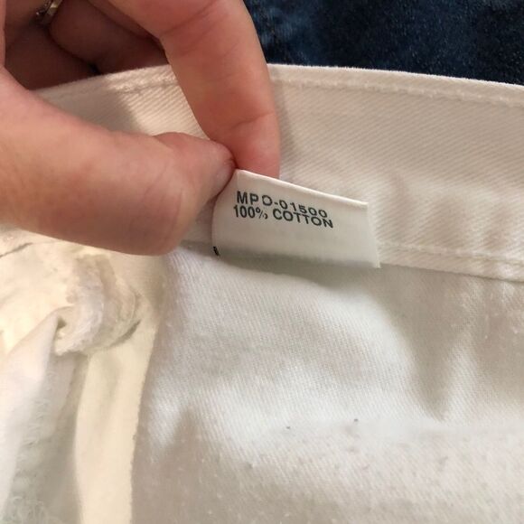 J Brand  Cutoff Denim Shorts, Vixen White - Picture 5 of 10